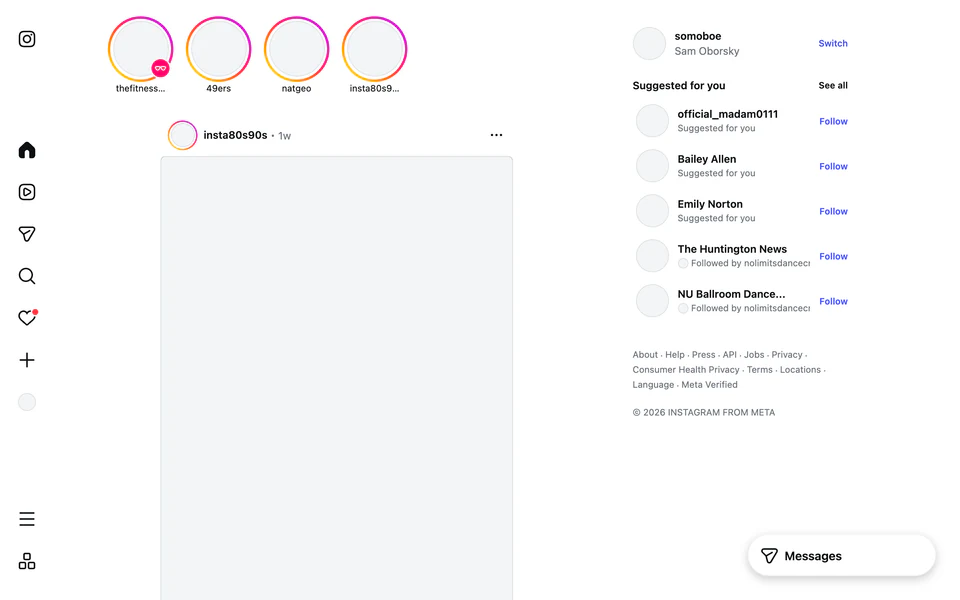 Social Media with Text Mode enabled