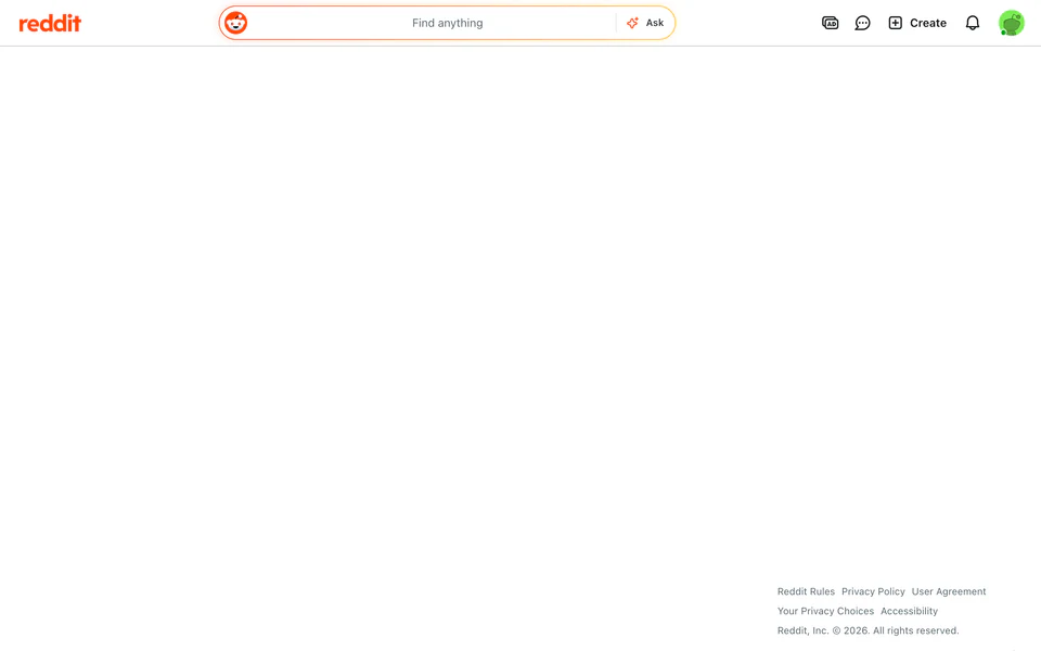 reddit.com with Feed Remover enabled