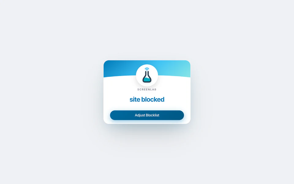 Social Media blocked by Site Blocker
